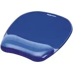 Fellowes Gel Crystals Mouse Pad with Wrist Rest