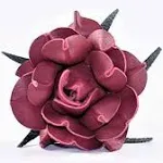 Camellia Bees Leather Rose Gift for her/him on Valentines Day Mothers Day Thi...