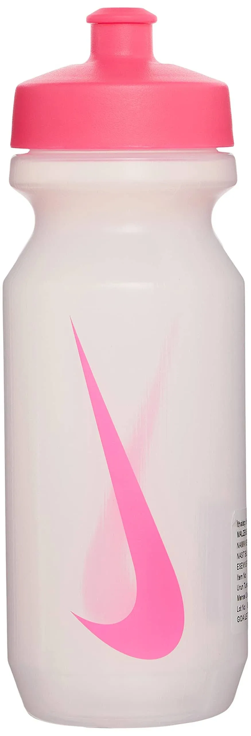 Nike Water Bottle Big Mouth 22oz-CLEAR/PINK