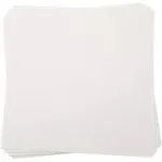 Paper Junkie 100 Sheets Translucent Vellum Paper for Invitations, Crafts, Tracing, 93 GSM (White, 12x12")