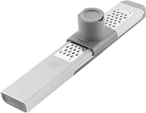 ZWILLING Z-Cut Fine Grater 3-in-1, Grater, Faster Grating Technology, Finger Guard, Food Holder, Food Storage Tray, Zester