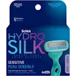 Schick Hydro Silk Women's Shower Ready Sensitive Care Razor Blade Refills - 4 ct