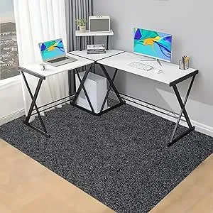 NCONEZON Large Chair Mat for Hard Floor 63"x51" Office Chair Mat for Hardwood