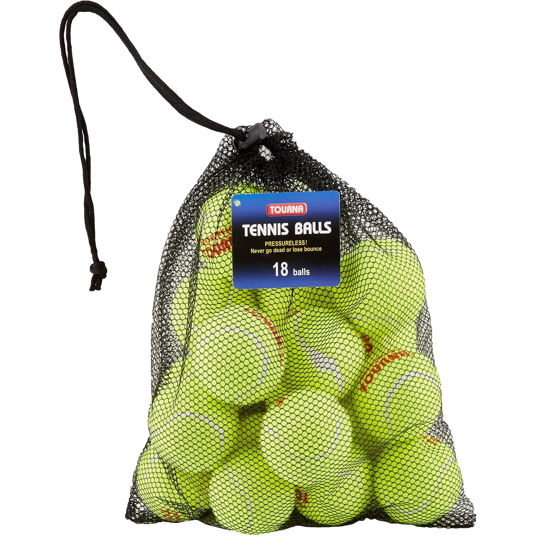 Tourna Mesh Carry Bag of 18 Tennis Balls