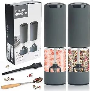 Fruspace Electric Salt and Pepper Grinder Set