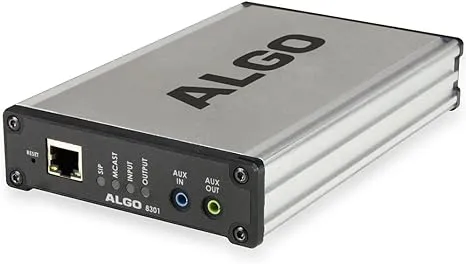 Algo 8301 IP Voice Paging Adapter & Bell Scheduler