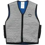 Ergodyne Chill-Its 6665 Evaporative Cooling Vest, Gray, Large