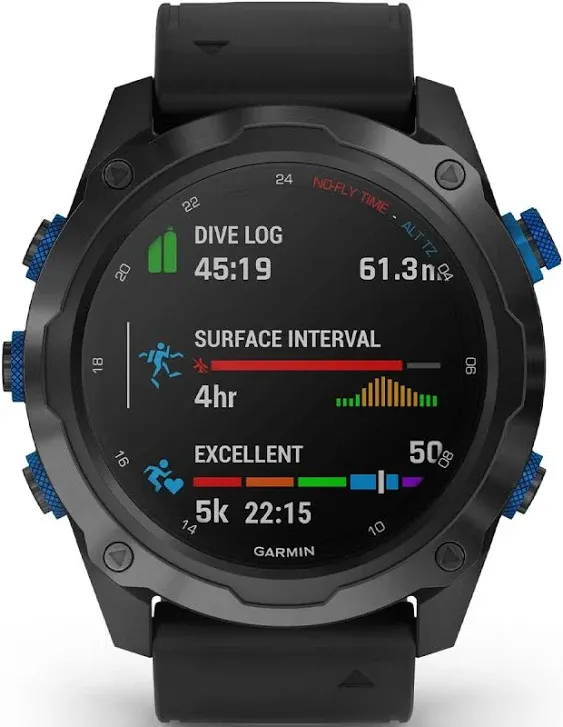 Garmin Descent Mk2i T1 Bundle Titanium Carbon Gray with Black Band