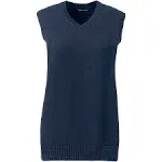 Lands' End Women's Cotton Modal Sweater Vest