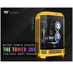 Thermaltake Tower 300 BumbleBee Micro-ATX Case; 2x140mm CT Fan Included; Support