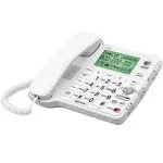 AT&T CL4940 CORDED PHONE WITH ANSWERING SYSTEM & LARGE TILT DISPLAY, Model#: CL4940