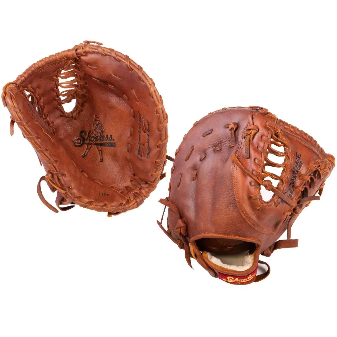 SHOELESS JOE BALLGLOVES 13in First Base Tennesse Trapper LH Throw Mitt 1300FBTTL