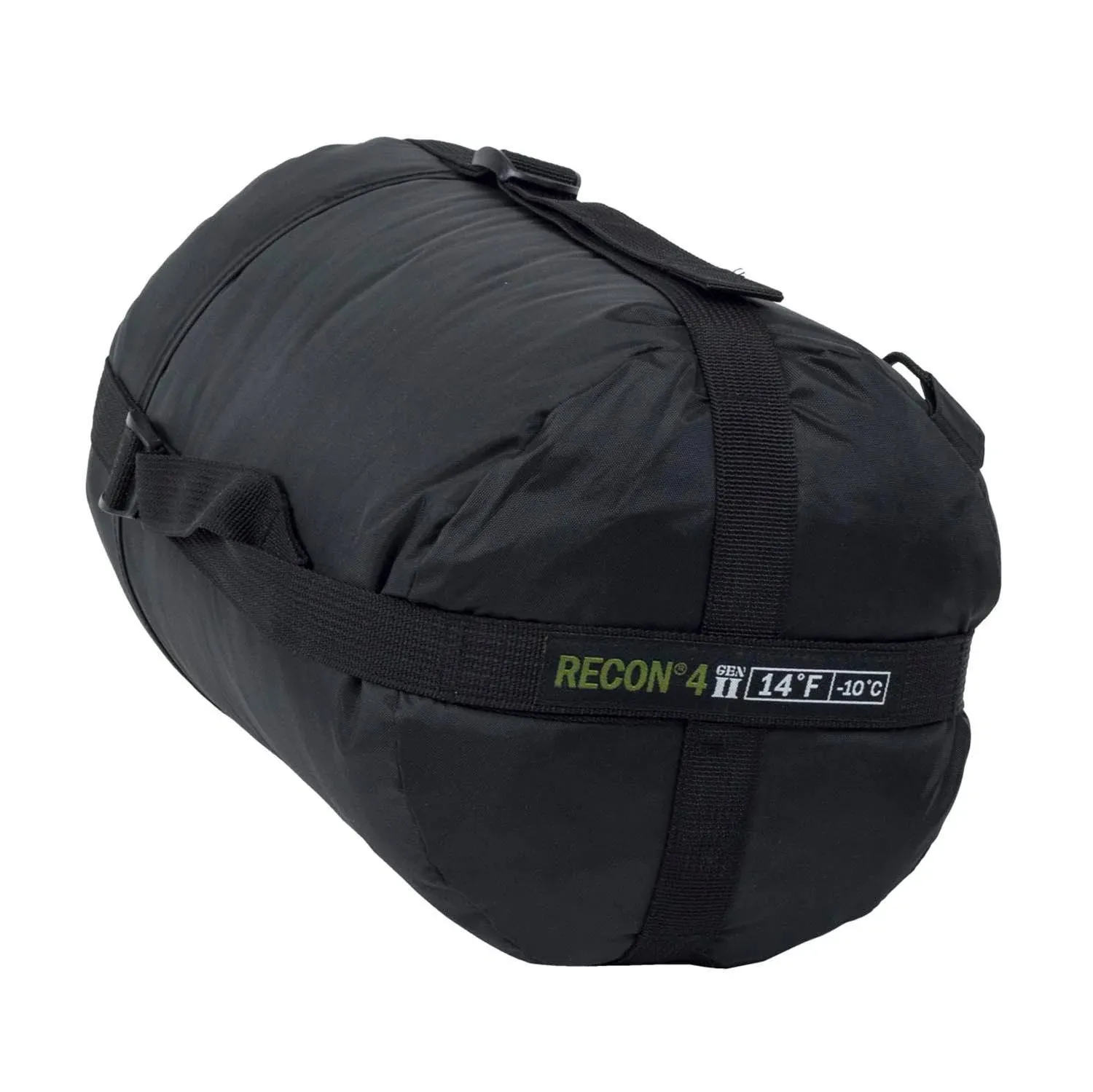 Elite Survival Systems Recon 4 Sleeping Bag, 14F, Nylon, Black