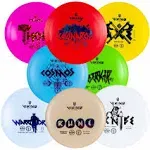 Viking Discs 8-Disc Set in Ground Plastic - Disc Golf Equipment Bulk Set