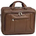 McKlein River West Leather Laptop Case, Brown