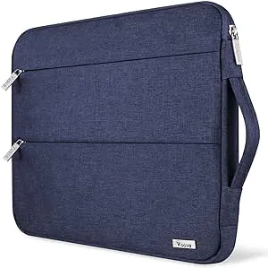 Voova 13 13.6 Inch Laptop Sleeve Case Compatible with MacBook Air/MacBook Pro 13 M2/M1,13.5 Surface Laptop 5/4, Surface Pro X / 9/8, iPad Pro 12.9, Waterproof Computer Bag Cover with Handle, Blue