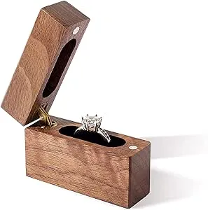 Wislist Wooden Engagement Ring Box