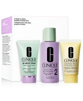 Clinique Skin School Supplies 3-Piece Cleanser Refresher Course Set