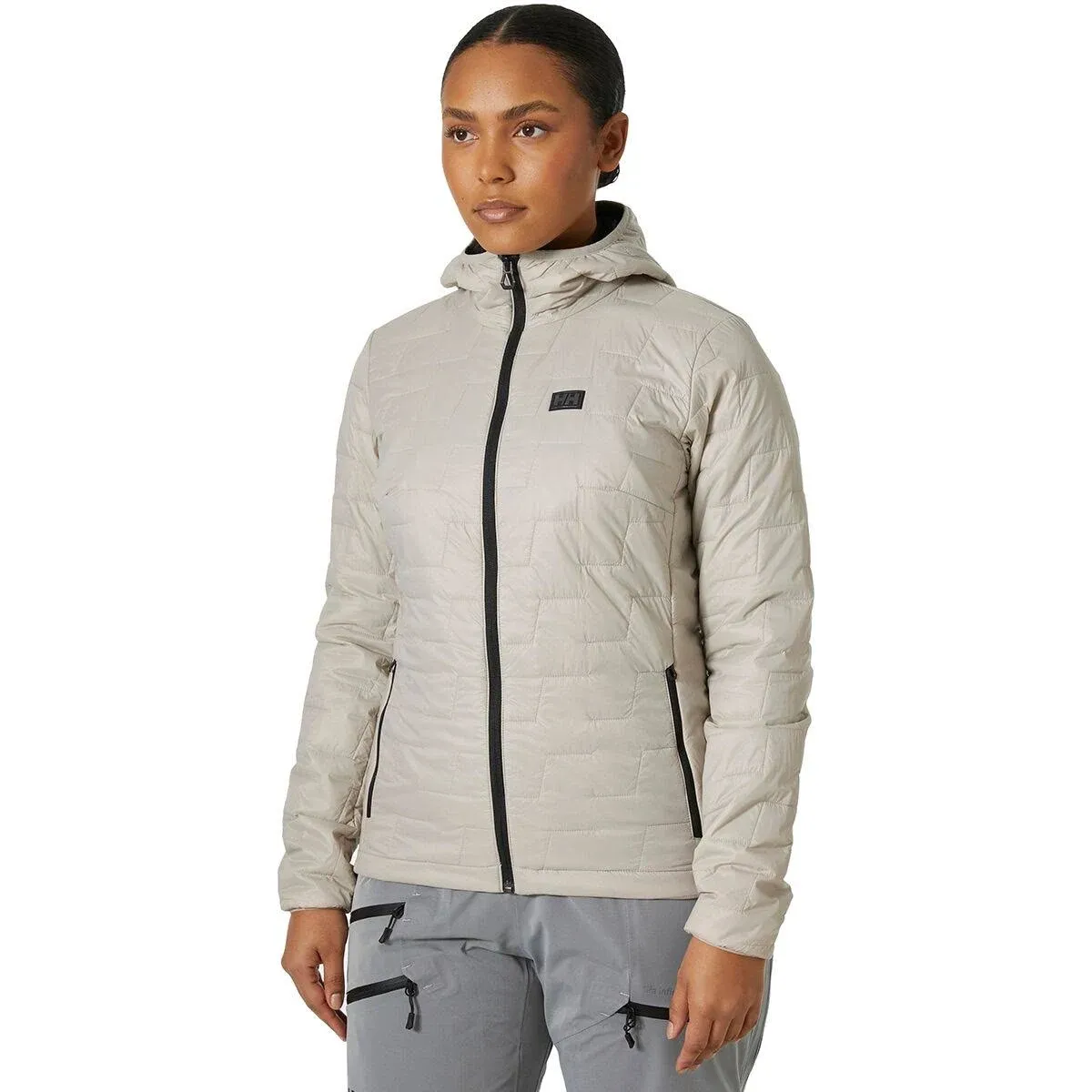 Helly Hansen Lifaloft Hooded Insulator Jacket - Women's Mellow Grey, S