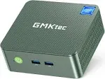 GMKtec Mini PC, Intel Alder Lake N100 Windows 11 Pro (3.4GHz), 8GB DDR4 Ram 256GB PCIe M.2 Ssd, Desktop Computer 4K Dual HDMI Display/4x USB3.2/WiFi 6