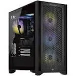 Corsair Vengeance i7400 Series Gaming PC - Liquid Cooled Intel® Core™ i7 13700K CPU - NVIDIA® GeForce RTX™ 4070 Ti Graphics - 32GB Vengeance RGB DDR5 Memory,Black