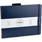 Pentalic 8.5" x 11" Aqua Journal, Watercolor, 48 Pages, Blue