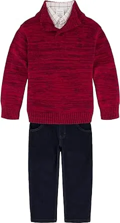 Calvin Klein Boys 3-Piece Sweater Set