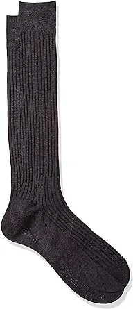 Mens Danvers Over The Calf Cotton Lisle Blend Dress Socks