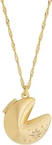 Fortune & Frame Fortune Cookie Locket Necklace in Gold | Lord & Taylor