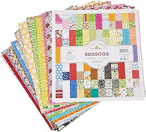 Doodlebug Value Kit Cardstock 12"x12" 50-pkg-seasons