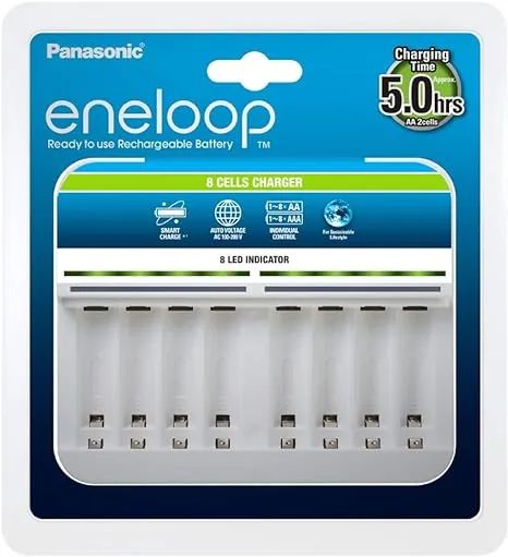 Panasonic Eneloop 8 Cells BQ-CC63 Charger