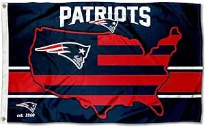 3x5 Foot New England Patriots USA Country Flag