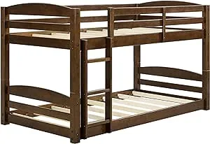 Dorel Living Sierra Twin Bunk Bed, Mocha