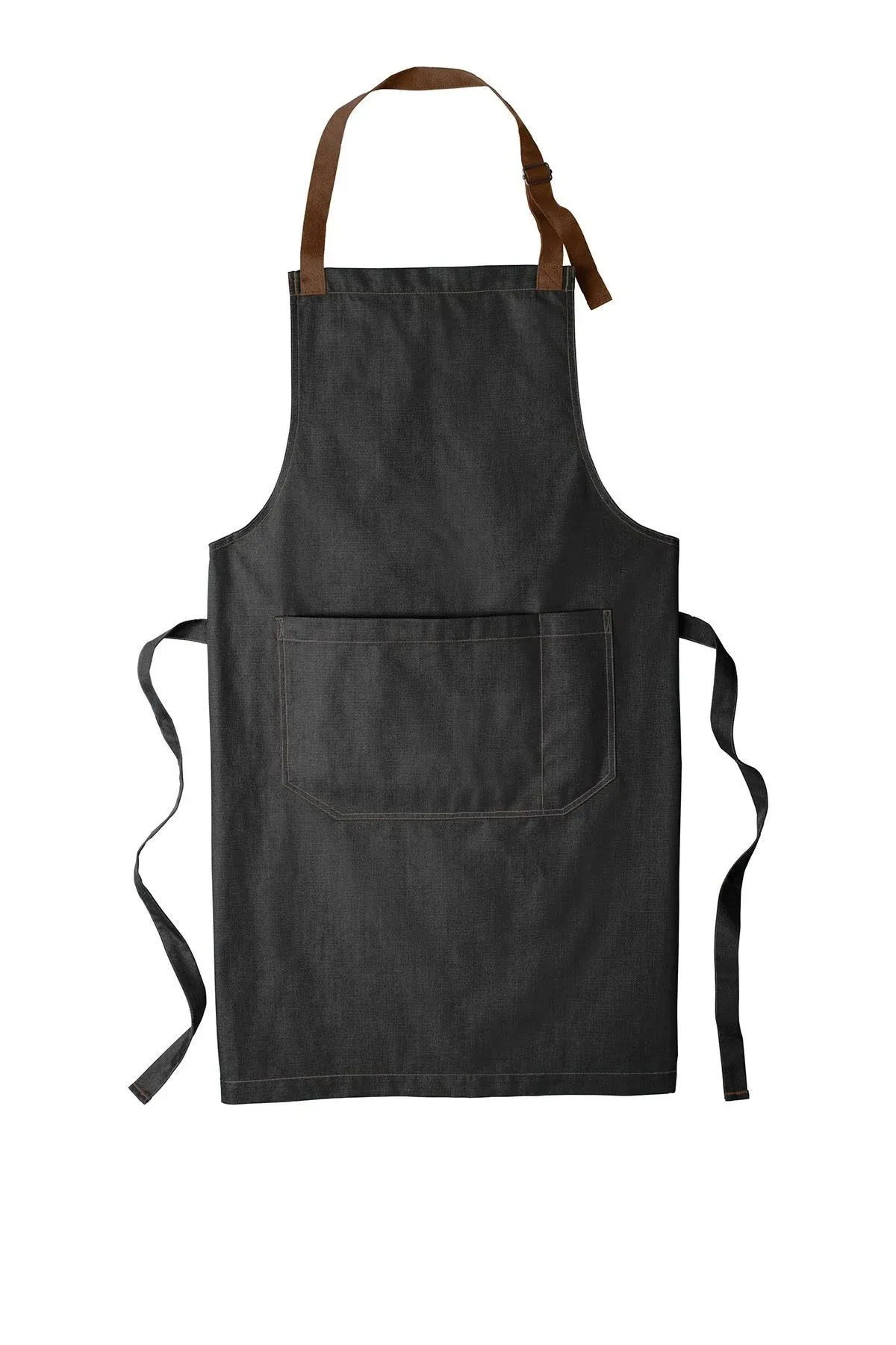 Port Authority A800 Market Full-Length Bib Apron - Dark Midnight