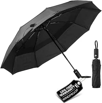 Mr. Pen- Windproof Travel Umbrella, Automatic Umbrellas for Rain, Compact Umbrella