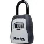 Master Lock Key Lock Box, Outdoor Lock Box for House Keys, Key Safe with Combination Lock, 5 Key Capacity, 5400EC, Black