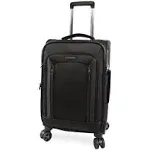 Brookstone Elswood 21' Carry On Softside Spinner Luggage - Dark Charcoal