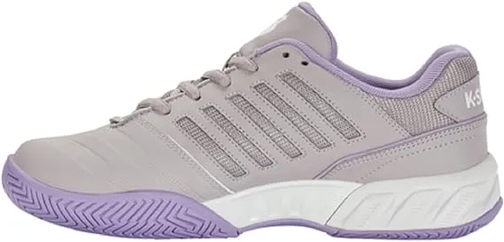 K-Swiss Women's Bigshot Light 4 Tennis Shoes (Raindrops/White/Purple Rose)