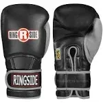 New Ringside Boxing MMA Kickboxing Gel Shock Safety Sparring 16oz Gloves - Black