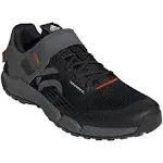 Five Ten Men's Trailcross Clip-In Bike Shoes, Core Black/Grey Three/Red / 8