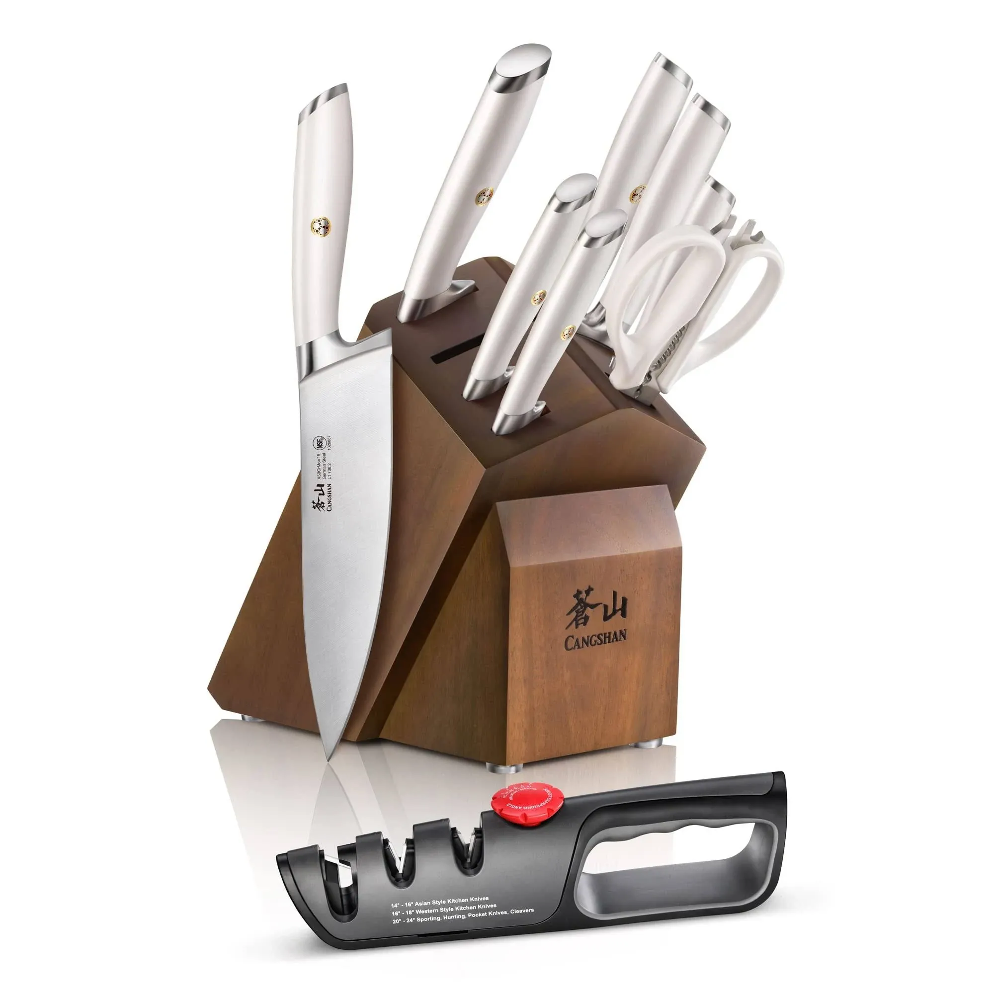 Cangshan L1 Series 10-Piece Knife Block Set