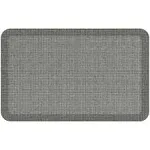 GelPro NewLife Designer Comfort Tweed Kitchen Floor Mat 20" x 32" Grey Goose