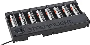 Streamlight 20224 18650 Battery 8-Unit Bank Charger (W/Batteries)