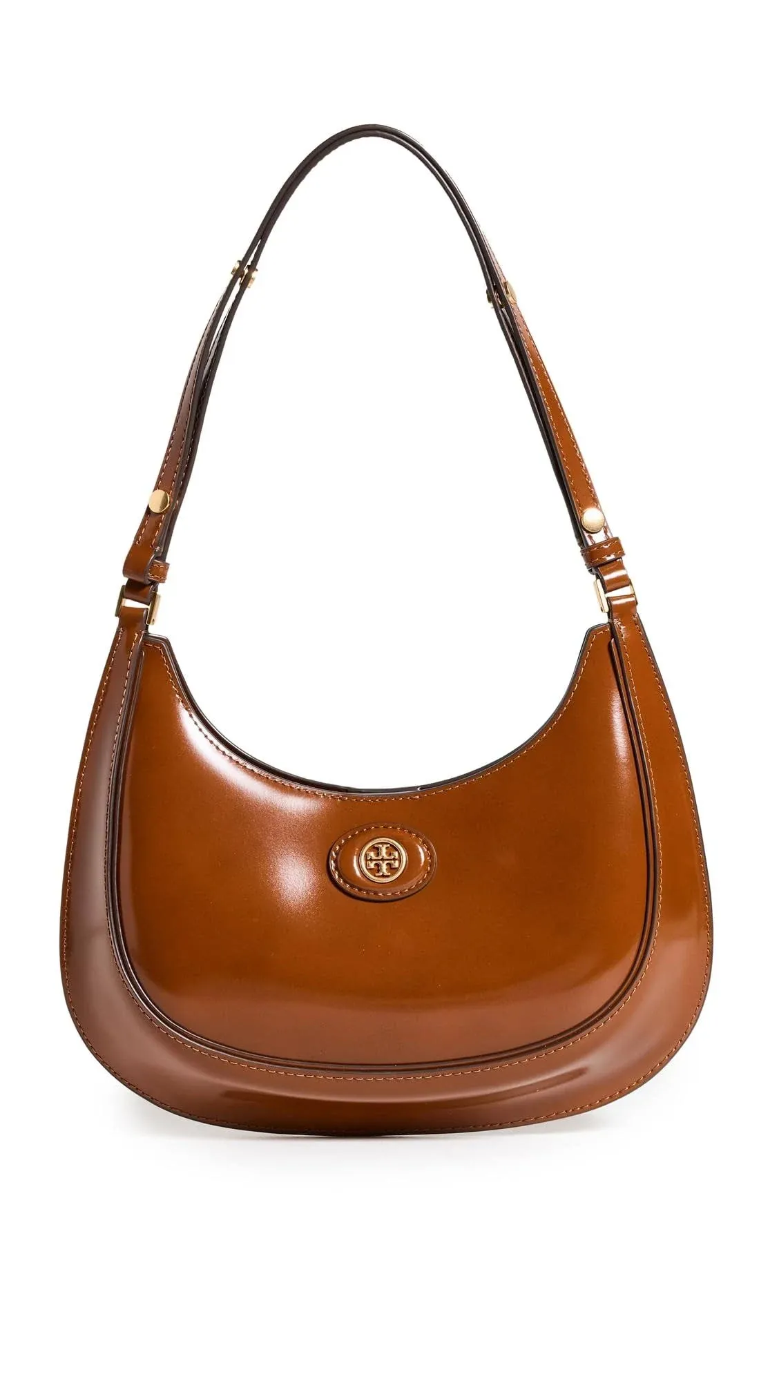 Tory Burch Women's Robinson Spazzolato Convertible Crescent Bag