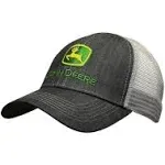 John Deere Kids' Chambray Denim Mesh Snapback Cap