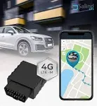 Salind GPS Tracker 4G LTE Permanent Battery OBD Tracker for Fleets, Cars, Trucks, Fleet GPS Tracker, Vehicles, Route History, Speed Monitoring, GeoFence, Real Time Monitoring & Tracking Device