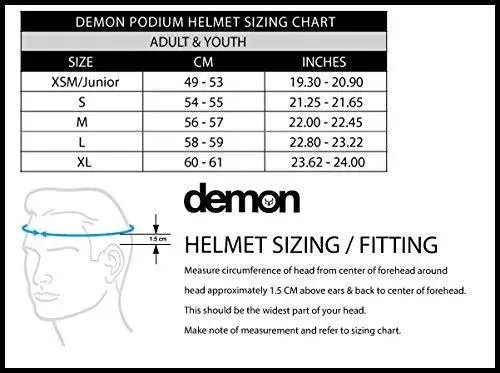 Demon United Podium Fullface Bike Helmet- 13 Vents- Lightweight- Breathable