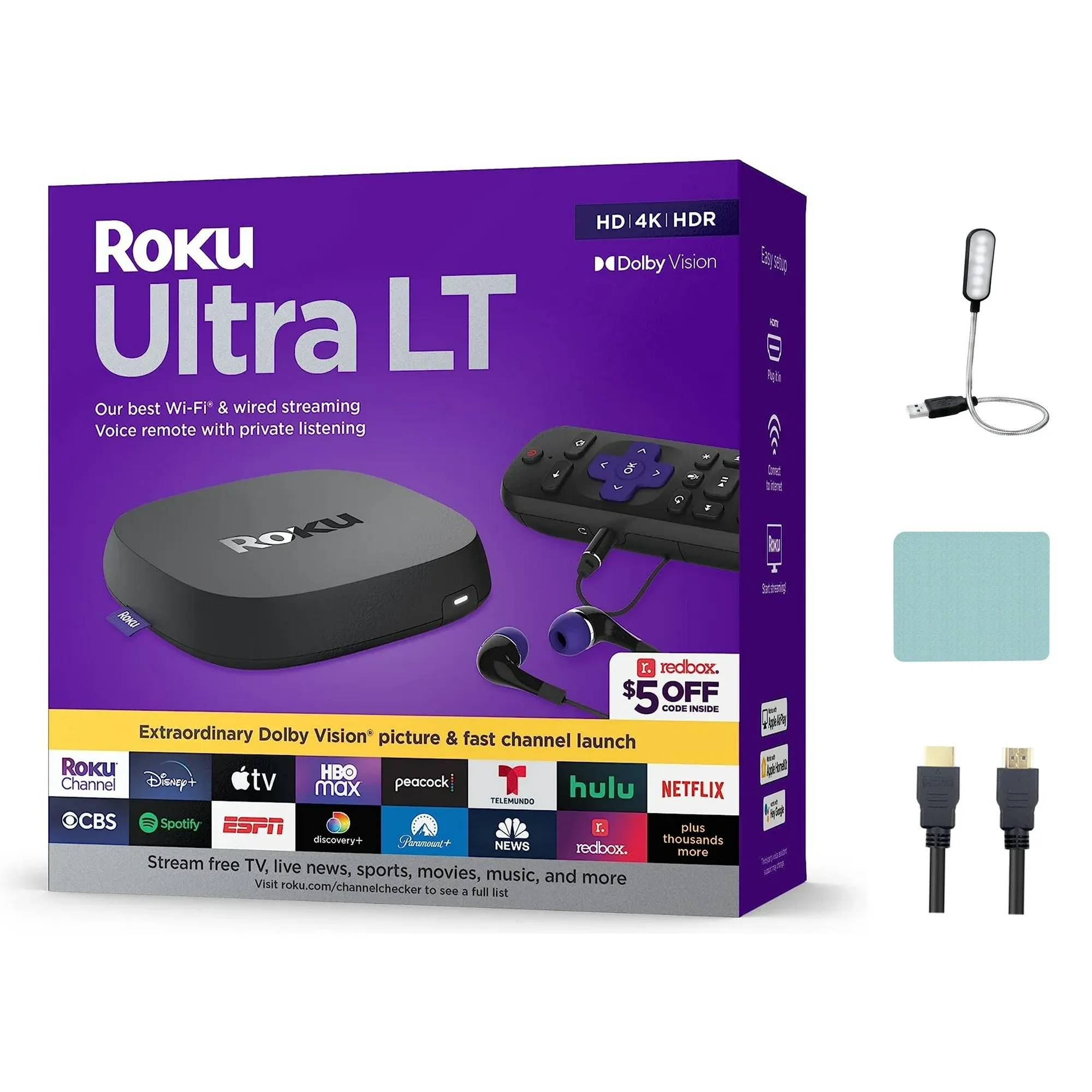 Roku Ultra 4K/HDR Streaming Player