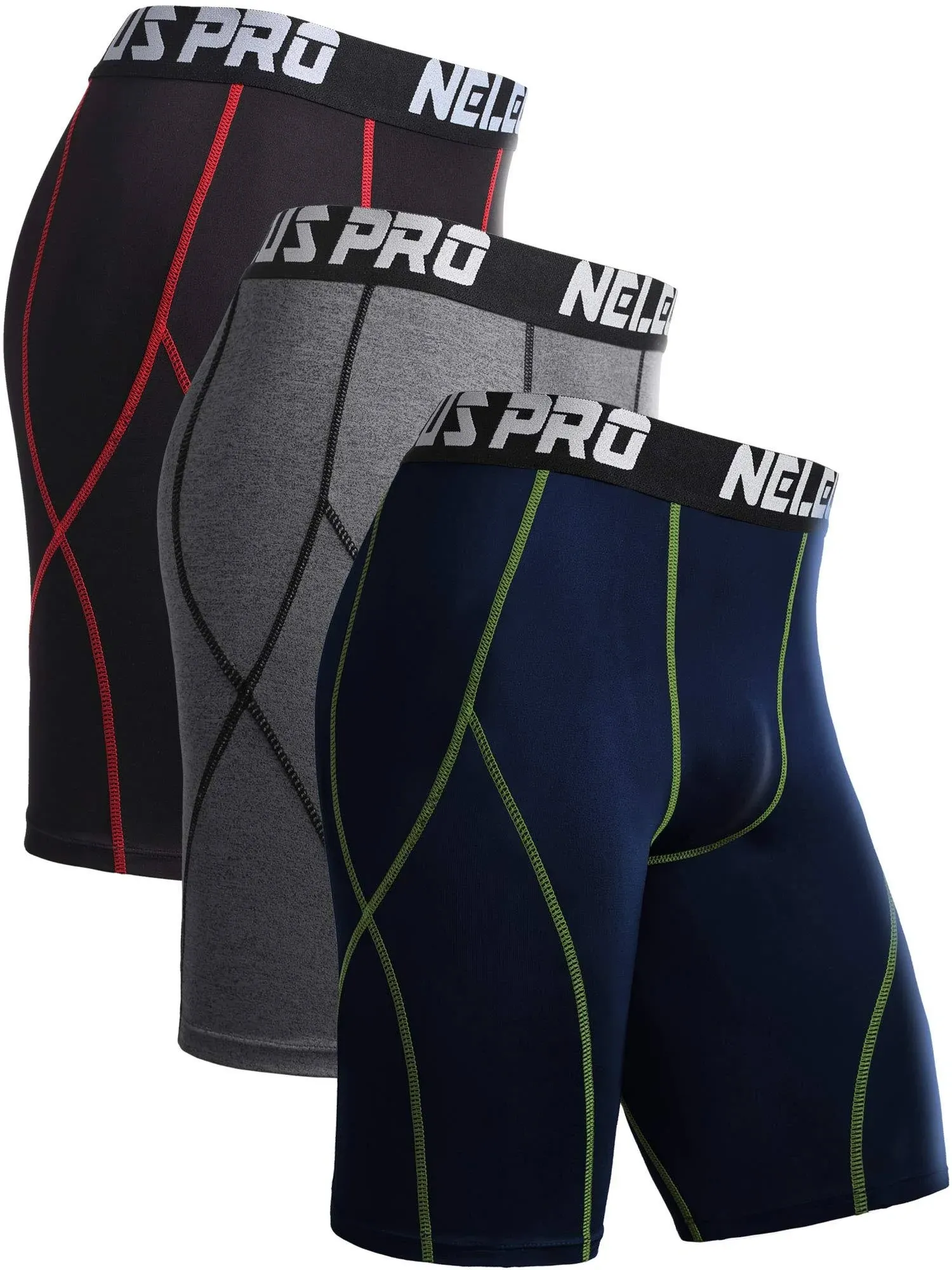 NELEUS Men's Compression Shorts