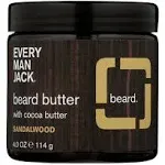 Every Man Jack Bread Butter, Sandalwood, with Cocoa Butter - 4.0 oz